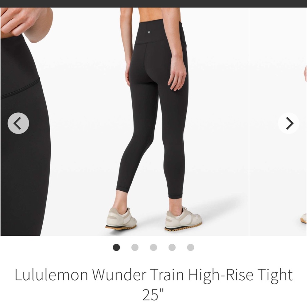lululemon athletica Black High-Rise Leggings